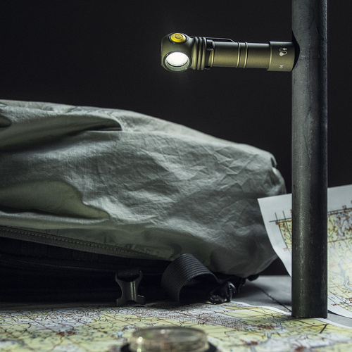 Armytek - Latarka czołowa Wizard C2 Pro - Ładowarka magnetyczna - 2500 lm - 18650 - Oliwkowy - F08701CO