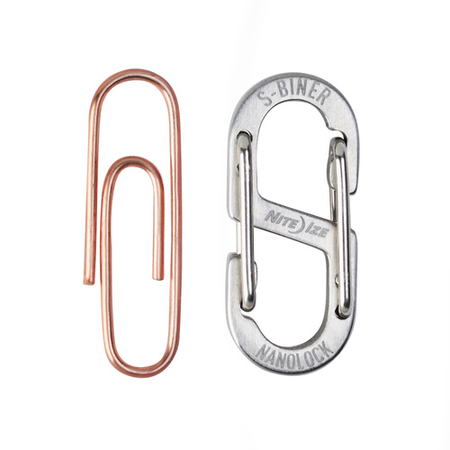 Nite Ize – Karabińczyk S-Biner NanoLock - 4 sztuki – SBNL-11-4R7
