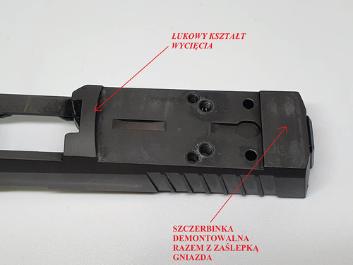 2BME - Płytka do Sig Sauer P320 dla Trijicon / Holosun - 2BME012