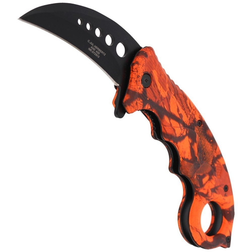Herbertz Solingen - Nóż składany karambit Red Camo 73 mm - 572513