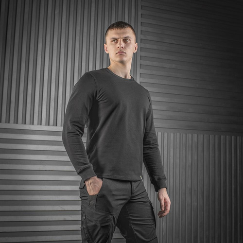 M-Tac - Sweter wojskowy całoroczny 4 Seasons - Czarny - 20044002