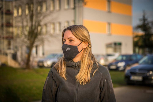 Helikon - Maseczka Ochronna Wielorazowa Profilowana Uniwersalna - Czarny - MA-RUP-CB-01