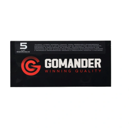 Tłumik płomienia Gomander Quadron S 9 mm M14X1 - Stal - Czarny - TB0.10174