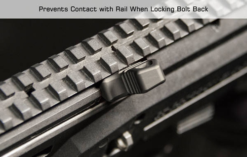 UTG - Powiększona dźwignia przeładowania do CZ Scorpion EVO 3 - Czarna - TLT-CSCH01