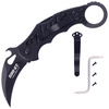 FOX - Nóż składany karambit - N690Co - Czarny - FX-599 XT