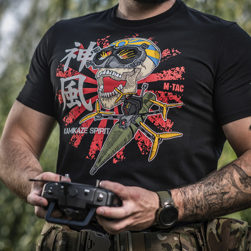 M-Tac - Koszulka T-Shirt Kamikaze Spirit - Czarny - 80058002