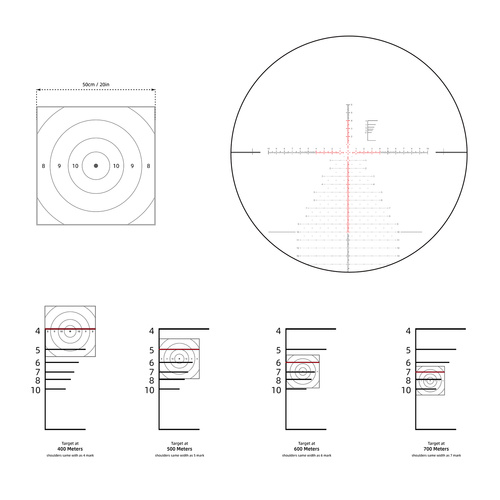 Vector Optics - Luneta Continental x6 6-36x FFP PRS - VET-MBR 2 - Czarna - SCFF-70