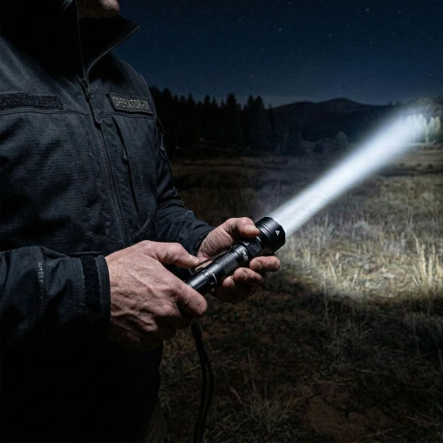 Mactronic - Latarka taktyczna Black Eye X31 - 3100 lm - Czarna - TH0081