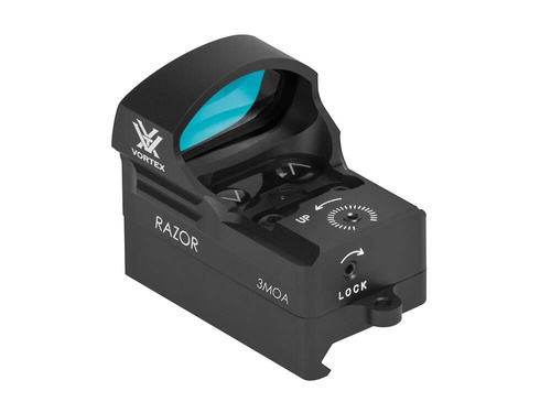 Vortex Optics - Kolimator Razor z montażem Picatinny - 3 MOA / 6 MOA - RZR-2001/RZR-2003