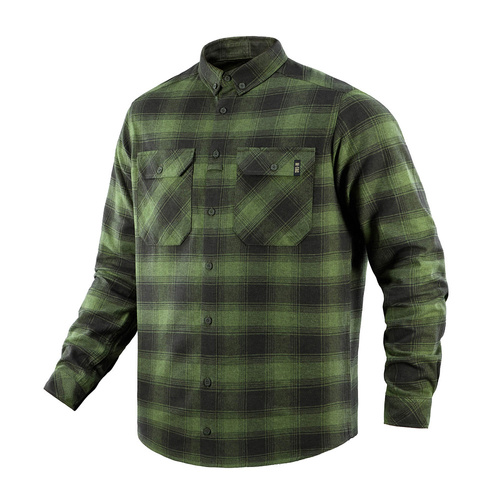 M-Tac - Koszula Lumberjack - Bawełna - Zielony/Czarny - 10026