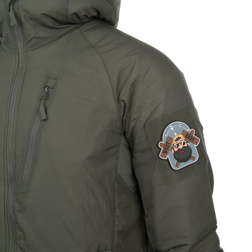 Helikon - Kurtka z kapturem Wolfhound Hoodie - Windpack Nylon - Alpha Green - KU-WLH-NL-36