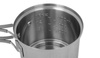 Esbit - Kuchenka turystyczna z garnkiem Solid Fuel Cookset - Stal nierdzewna - 585 ml - CS585ST