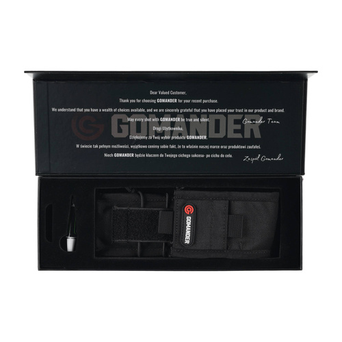 Gomander - Tłumik do broni myśliwskiej Hunter 6,5 DT gen2 - Gwint M15X1 - Czarny - TB0.10131_1-M15X1