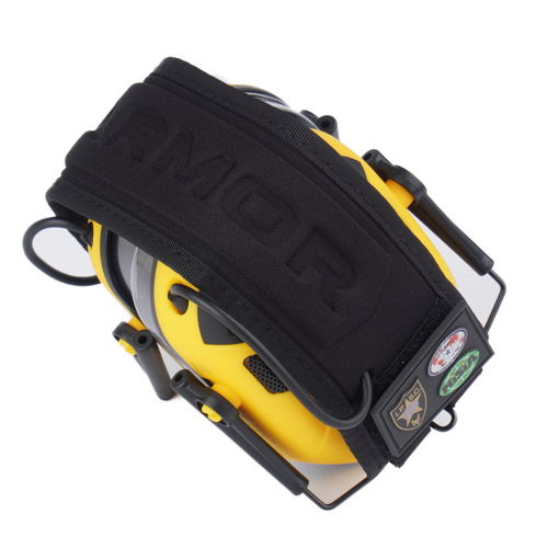 Earmor - Aktywne ochronniki słuchu M300X - Licencja IPSC - Żółty - M300X-YE