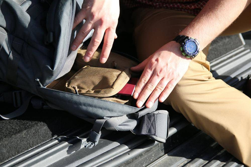 Helikon - Panel na rzep Insert MOLLE Adapter 2 - Cordura - Coyote - IN-MA2-CD-11