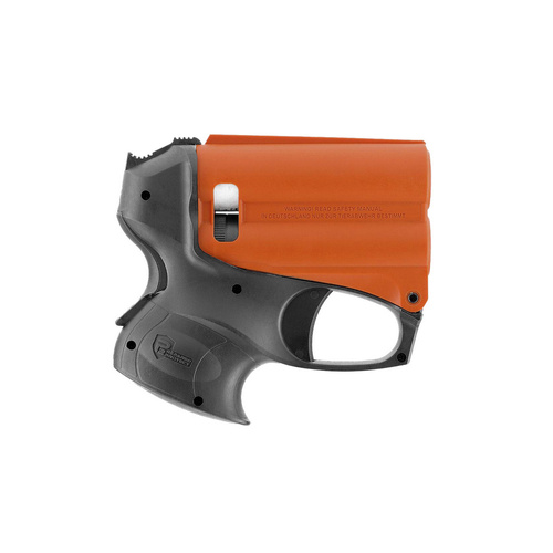 Umarex - Miotacz gazu pieprzowego P2P PGS II KIT z latarką - Czarno/pomarańczowy - 2.2058-1