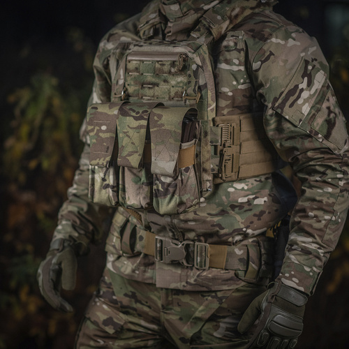 M-Tac - Ładownica zamknięta na dwa magazynki - MOLLE - Cordura - Multicam - 10013208