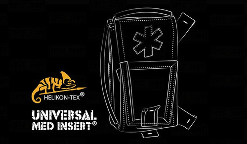 Helikon - Wkład medyczny Universal Med Insert® - Nylon - Czerwony - MO-M03-NL-25