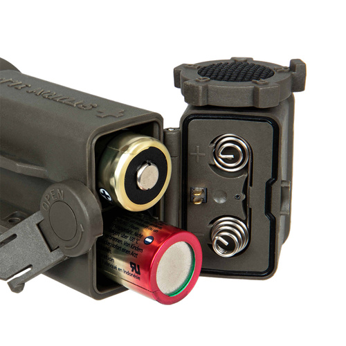 Mactronic - Latarka taktyczna na hełm Storm 1LP - LED RGB - IR - Olive Drab - THL0051