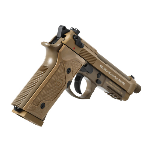 Umarex - Pistolet ASG replika Beretta M9 A3 z kaburą - FDE - 6 mm -  2.6357 + 3.1595