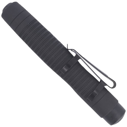 ESP - Hartowana pałka teleskopowa z klipsem - 45 cm - Rękojeść ergonomiczna - EXB-18HE BLK BC-01
