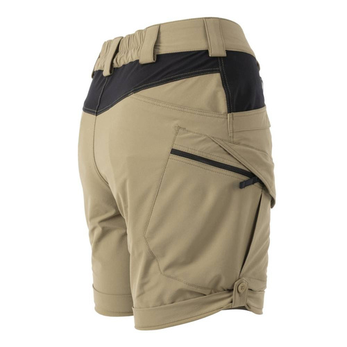 Helikon - Szorty damskie OTS® (Outdoor Tactical Shorts) 8.5" - Czarny / Shadow Grey - SW-OTS-VL-3501A