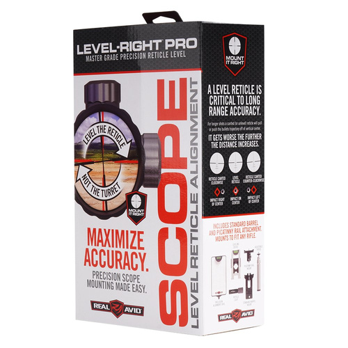 Real Avid - Przyrząd do poziomowania lunety celowniczej Level Right® Pro - AVLVLR-P