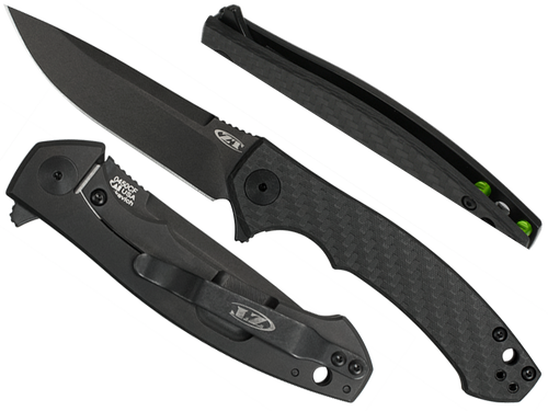 Zero Tolerance - Nóż składany ZT Sinkevich 0450CF - CPM S35VN - Czarny - 0450CF