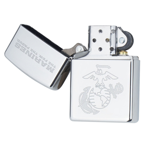 Zippo - Zapalniczka benzynowa Marines - Mosiądz chromowany - Z28478