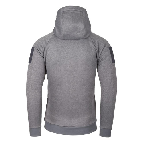 Helikon - Bluza rozpinana z kapturem Urban Tactical Hoodie® - Poliester - Czarna / Szary melanż - BL-UHF-PO-M1