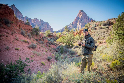 Helikon - Kurtka z kapturem Wolfhound Hoodie - Windpack Nylon - PenCott WildWood - KU-WLH-NL-45