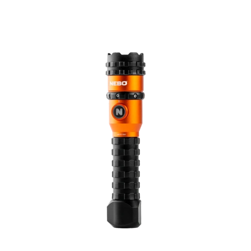Latarka ręczna NEBO Master Series FL1500 - 2x Zoom - 1000 lm - Czarna/Pomarańczowa - NEB-FLT-1017-G