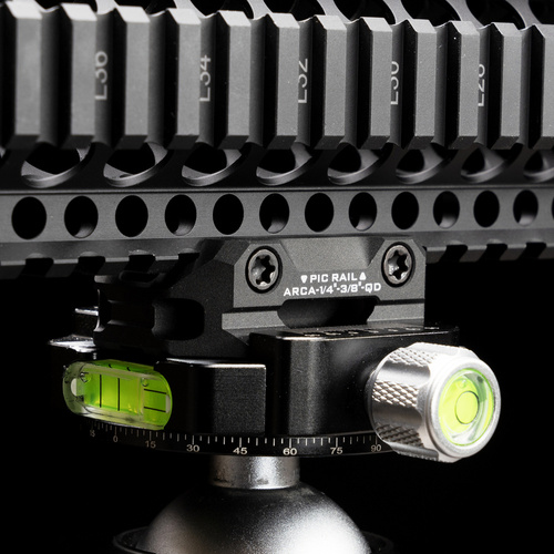 Strike Industries - Adapter dla Picatinny Arca oraz 1/4" i 3/8" - QD Sling - SI-ARCA-TRI-PADA-BK