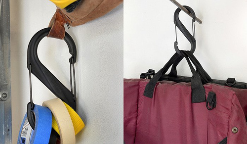 Nite Ize - Karabińczyk S-Biner #8 Plastic Black Gate - Czarny - SBP8-03-01BG