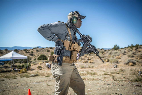 Helikon - Panel z ładownicą na magazynek AR / AK Competition Carbine Wings Set® - Adaptive Green - AC-CWS-CD-12