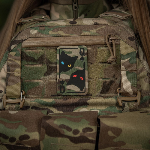 M-Tac - Naszywka Queen of Spades - Cordura 500D - MultiCam/Czarny - 51362008