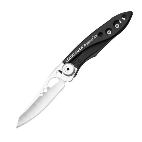 Leatherman - Nóż składany EDC Skeletool KB - Stal nierdzewna - Stainless & Black - 833175