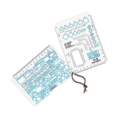 M-Tac - Zestaw linijek z szablonami TS+M A6 Ecopybook Tactical - Polimer - ET-MTC-20046