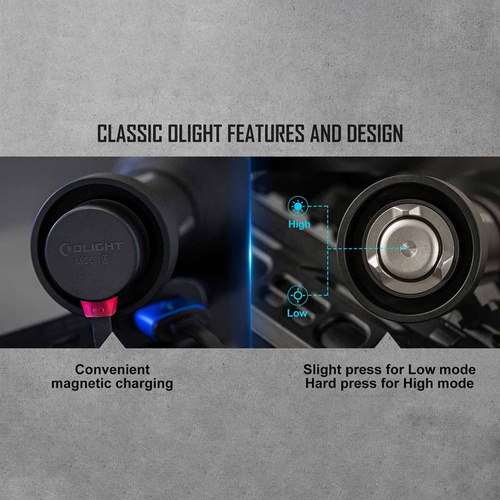 Olight - Latarka taktyczna LED akumulatorowa Javelot Tac M z montażem M-LOK - 1000 lumenów - Czarna