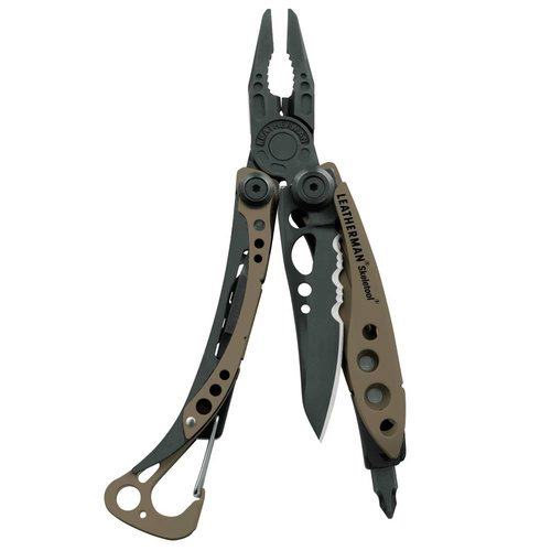 Multitool Leatherman Skeletool - 7 narzędzi - Coyote Tan - 832207