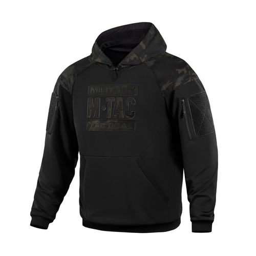 M-Tac - Bluza z kapturem Combat Black Edition - Bawełna - Czarna - 20544208