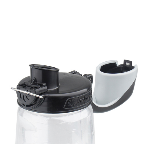 Nalgene - Butelka na wodę 24 oz On the Fly Sustain - Gwint 63 mm - 0,7 L - Przezroczysta/Czarna - 5565-3324