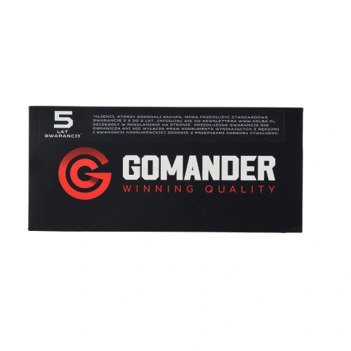 Tłumik płomienia Gomander Quadron Evo 9 mm M14x1 - Stal hartowana - Czarny - TB0.10215_1-M14x1-9.