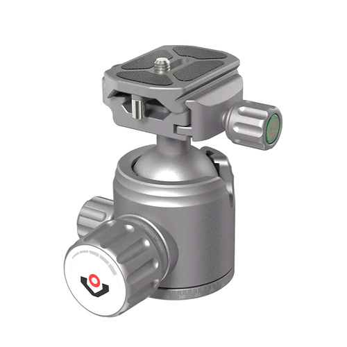 Rokstad - Głowica kulowa 38 mm na gwint 3/8"-16 - Picatinny/ARCA - Szary - RSRH-01