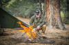 Helikon - Koszula bushcraftowa Woodsman - DuraCanvas - Czarny/Taiga Green - KO-WDN-DC-1109A