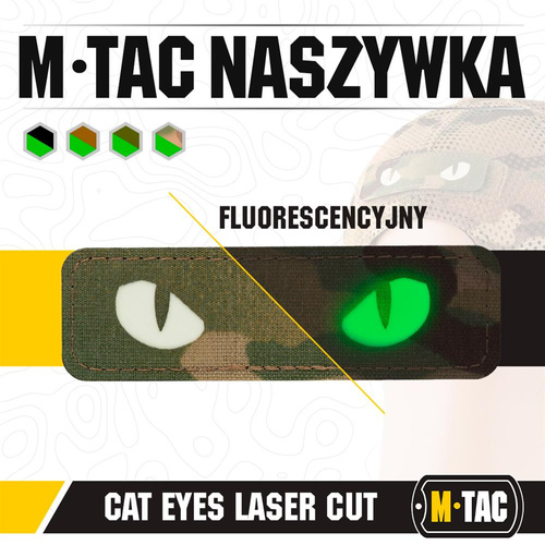 M-Tac - Naszywka Morale Patch - Cat Eyes - Laser Cut - MultiCam - 51009899