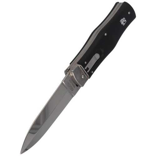 Mikov - Nóż sprężynowy Predator ABS Black z piłą - 241-NH-2/KP