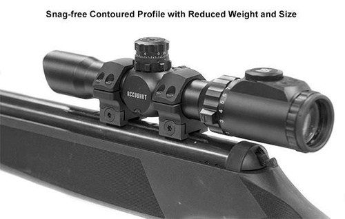 Leapers - Montaż dwuczęściowy UTG POI 30/11 - 30 mm - Niski - Czarny - RDU013010