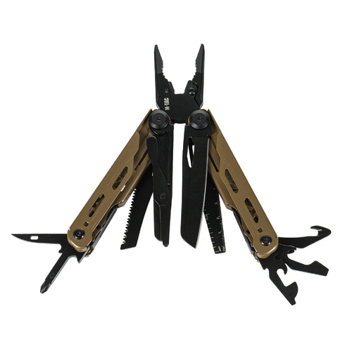Multitool M-Tac Type 13 - 17 funkcji - Czarny/Brązowy - 60017302