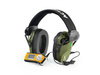RealHunter - Zestaw aktywnych ochronników słuchu Active PRO z okularami ochronnymi - Oliwkowe